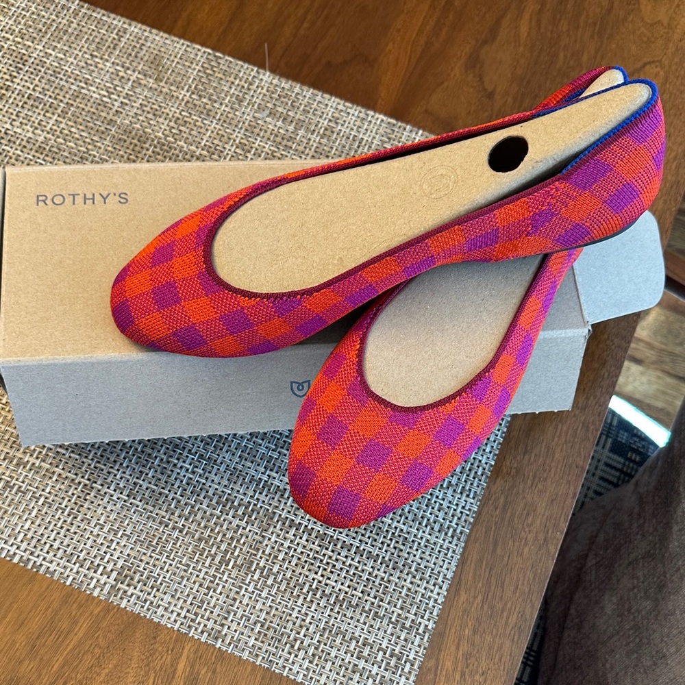 Rothy's Pink Ballet Flats